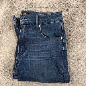 paige jeans - skinny, medium wash, size 26, excellent condition